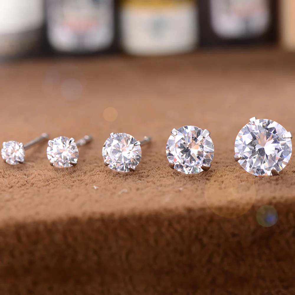 YFN горячая распродажа Бренды серьги 925 стерлинг серебро ювелирные изделия Белый