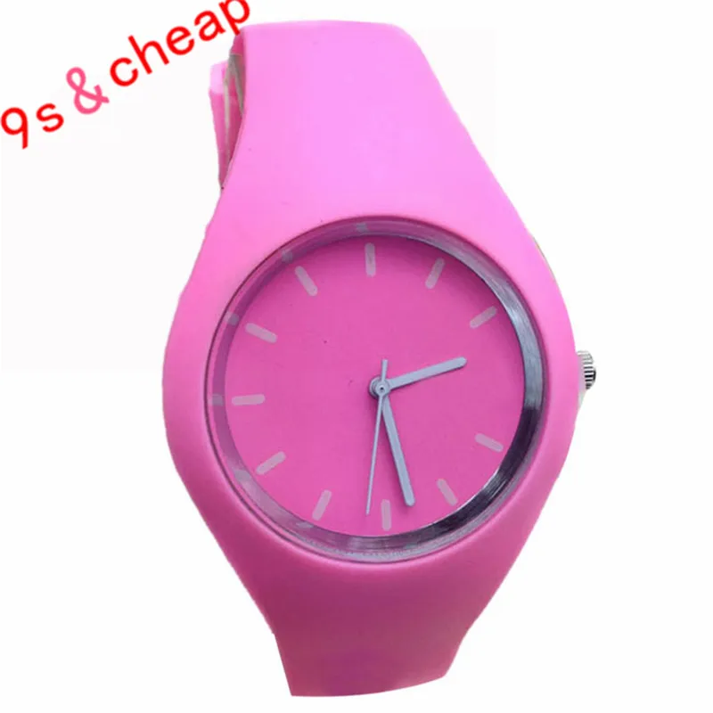 Новые Relogio Feminino новые Geneva, силиконовые часы, модные спортивные уличные унисекс карамельные цвета, мужские и женские часы Saat