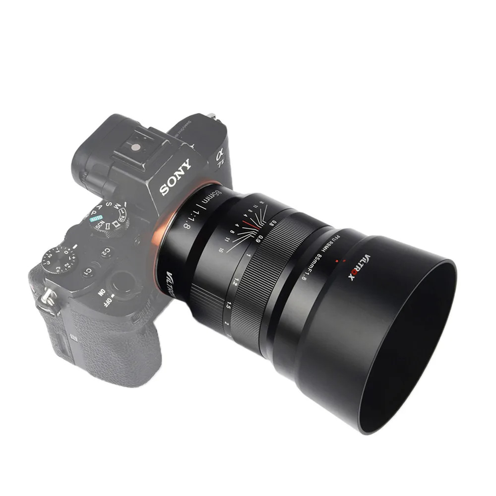 VILTROX 85 мм F1.8 E крепление с полной рамкой ручной фокусировки для Объектива Sony Mount A9