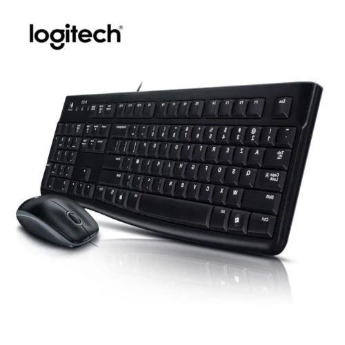 Комплект Logitech MK120 с проводной клавиатурой и мышью|wired keyboard mouse|wired mouse combokeyboard combo |