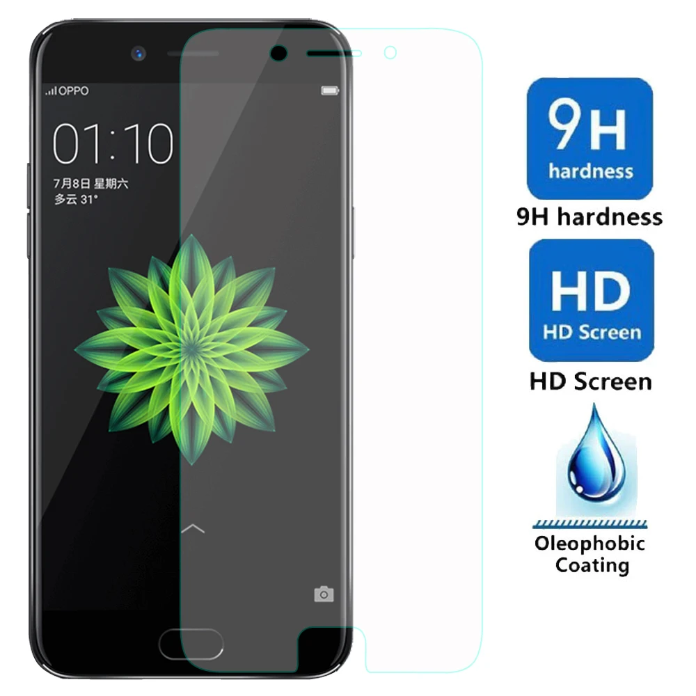 2 шт./лот закаленное стекло для защиты экрана Oppo A77 Взрывозащищенная Защита от