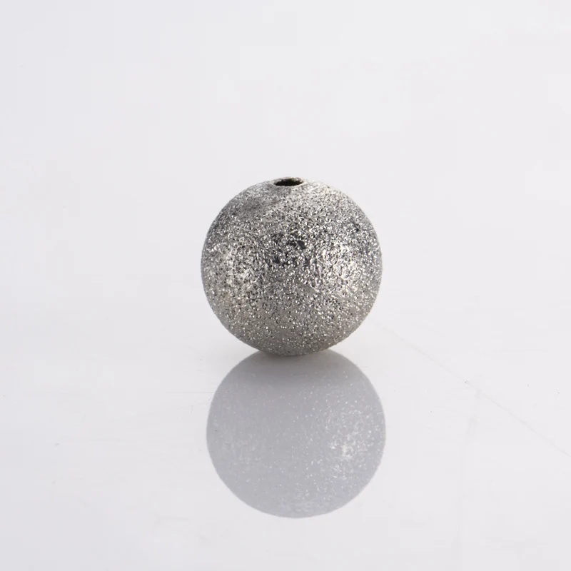Golden Round Copper Matting Bead With Hole Earrings Necklaces Accessories For Jewelry Making Charms Hand Made Diy Materials | Украшения и