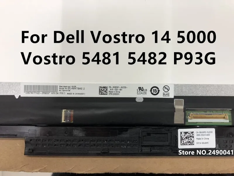 Оригинальный Для Dell Vostro 14 5000 5481 5482 P93G в сборе сенсорный экран дигитайзер