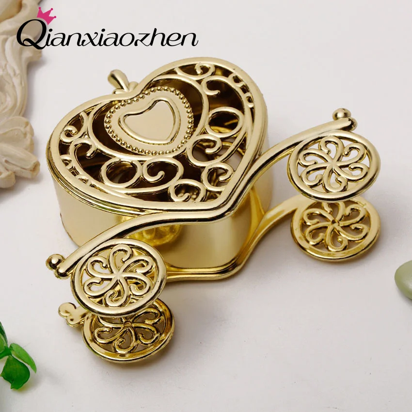 Qianxiaozhen 12 шт. любовь тыква каретка пластиковая Свадебная коробка для конфет