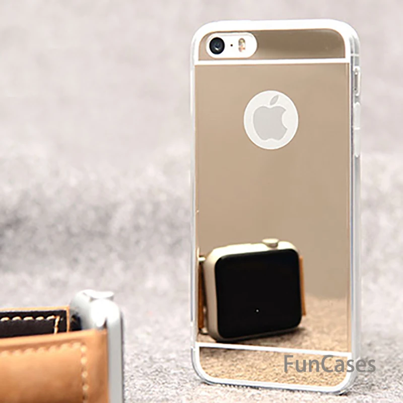 Изысканный гальванический зеркальный Чехол для iPhone6 6 S 5 SE Plus прозрачный мягкий