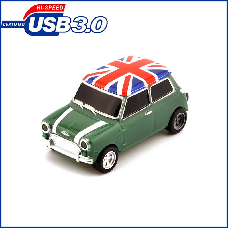Usb 3,0 скоростной флеш-накопитель Mini Cooper Beetle, автомобильный usb флеш-накопитель, флеш-накопитель, 4 ГБ, 8 ГБ, 16 ГБ, 32 ГБ, 64 ГБ, флеш-накопитель, подарок - Цвет: MINI Green
