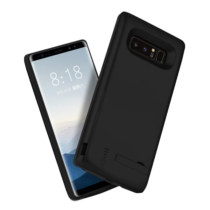 

6500mAh Portable Power bank Case For Samsung Note 8 Battery Bank Charger Support holder cover cases for Samsung Galaxy Note 8