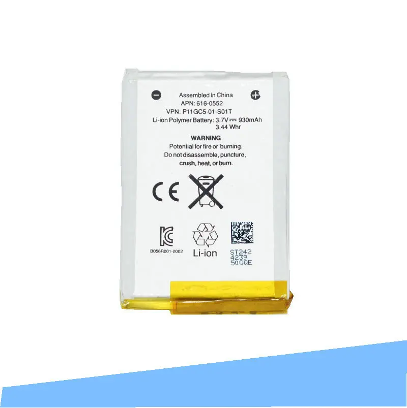 20 шт./лот 930 мАч 616-0553 / LIS1458APPC внутренняя сменная батарея для iPod Touch 4-го поколения 4 4g