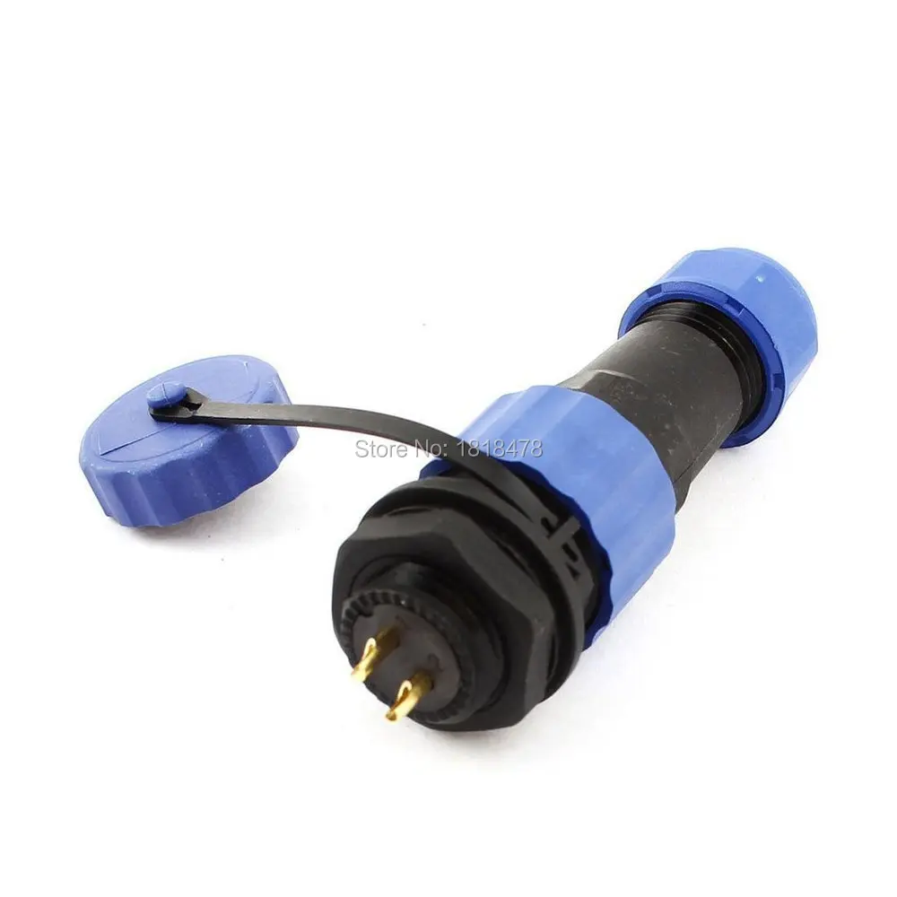 Водонепроницаемый авиационный разъем SD16 16 мм 2 Pin P Панель Крепление IP68|connector
