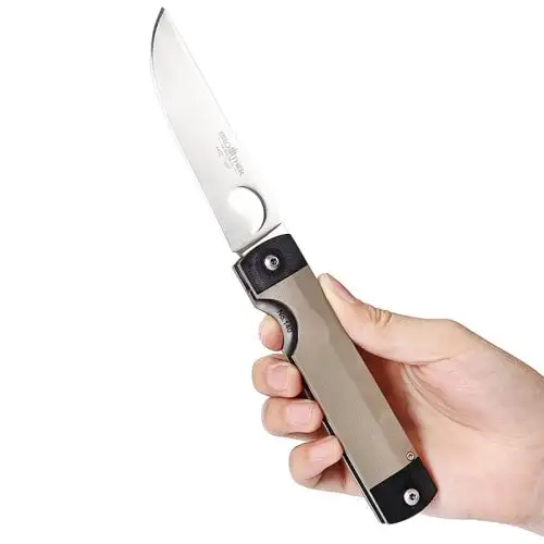 

[Brother 1607] Pocket knife folding knives 440C steel G10 High quality folder Tactical survival tool EDC collection