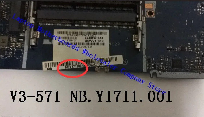 Материнская плата для планшетов оригинальная материнская ноутбука NB.Y1711.001 NBY1711001