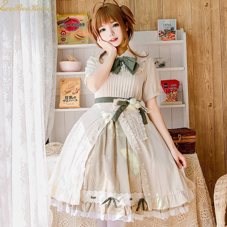 Женское платье горничной для костюмированной вечеринки девочек Daidouji Tomoyo