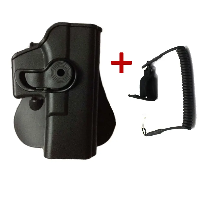 Тактический Glock 17 кобура Охота Airsoft кобура для пистолета Glock 17 19 22 23 журнал Pouchs RH - Цвет: Серый цвет