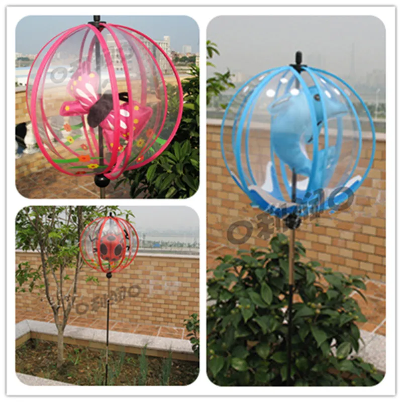 

Ball three-dimensional animal wind turn windmill yinfenglun toy props decoration supplies