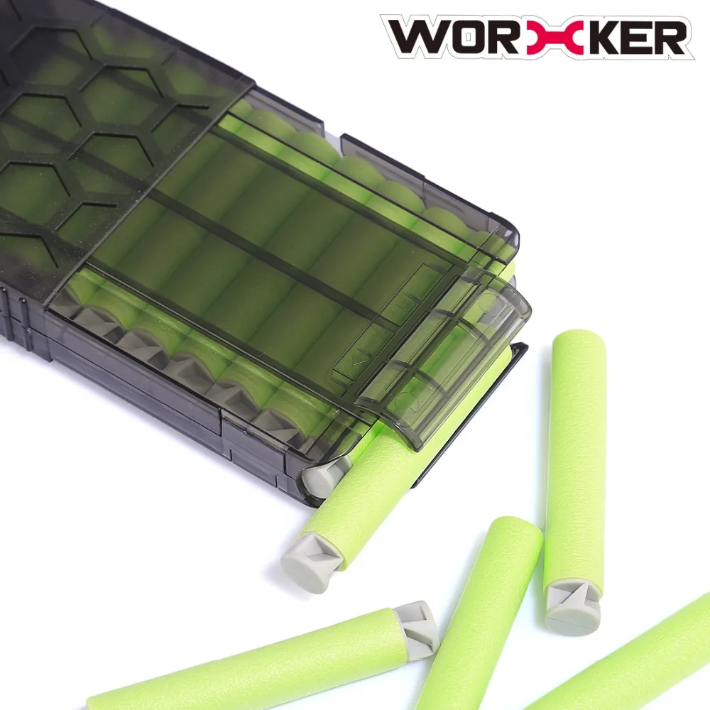 Патроны Honeycomb Curve зажимы для мягких пуль 15 патронов картридж Дротика серии Nerf N strike