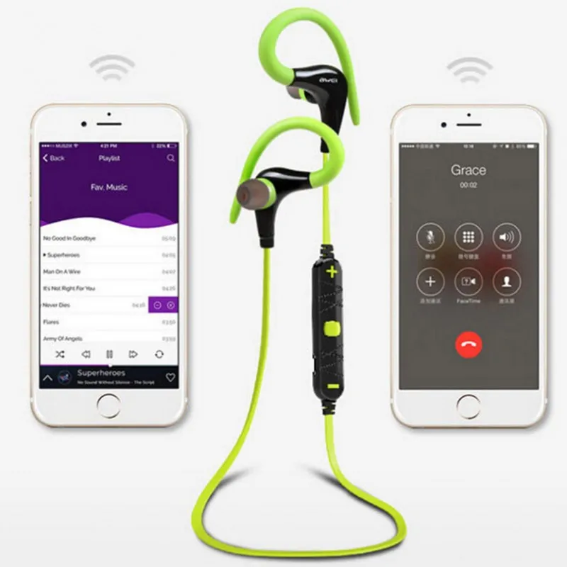 Awei Blutooth Спортивная гарнитура в ухо беспроводные наушники Auriculares Bluetooth для вашего