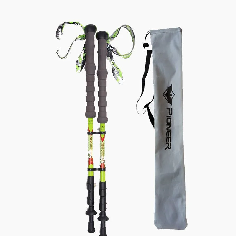 Телескопическое углеродное волокно палки для пешего туризма скандинавские