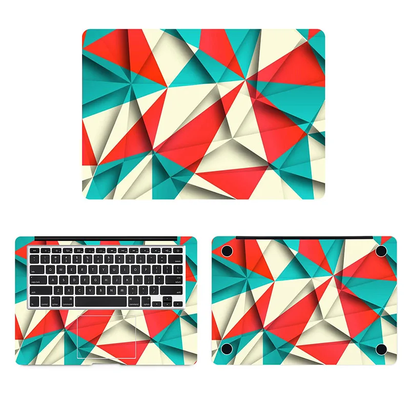 3D абстрактная мозаика художественная наклейка для ноутбука Apple наклейка на MacBook Pro Air retina 11 12 13 15 дюймов Mac Book полное покрытие кожи ноутбука - Цвет: ACD side