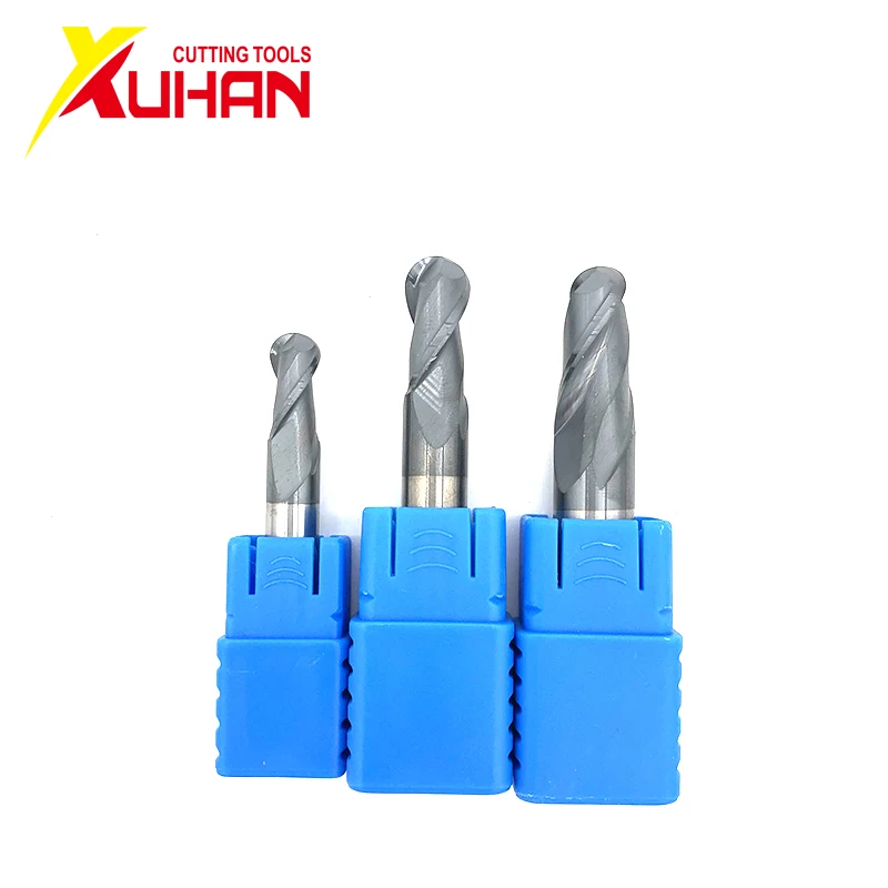 

HRC50 1mm 2mm 3mm 4mm Ball Nose End Mill Tungsten solid carbide Coated cnc milling cutter cutting tool