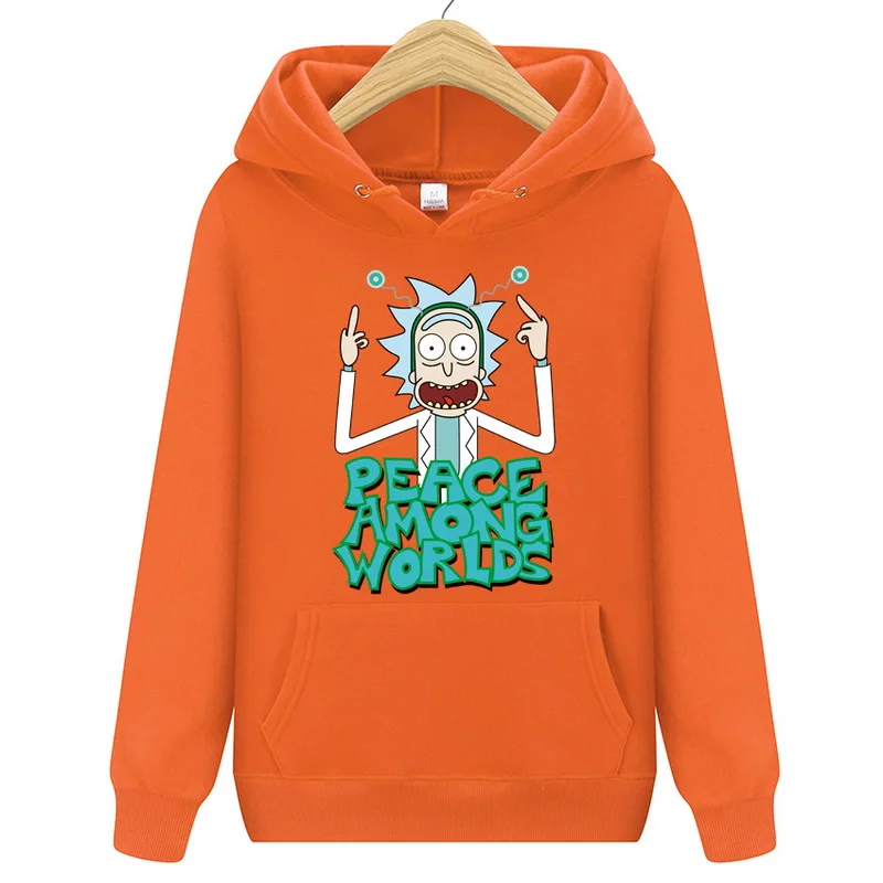 Рик Morty аниме печати Для мужчин толстовки 2018 Новый Повседневное Толстовка и Морти