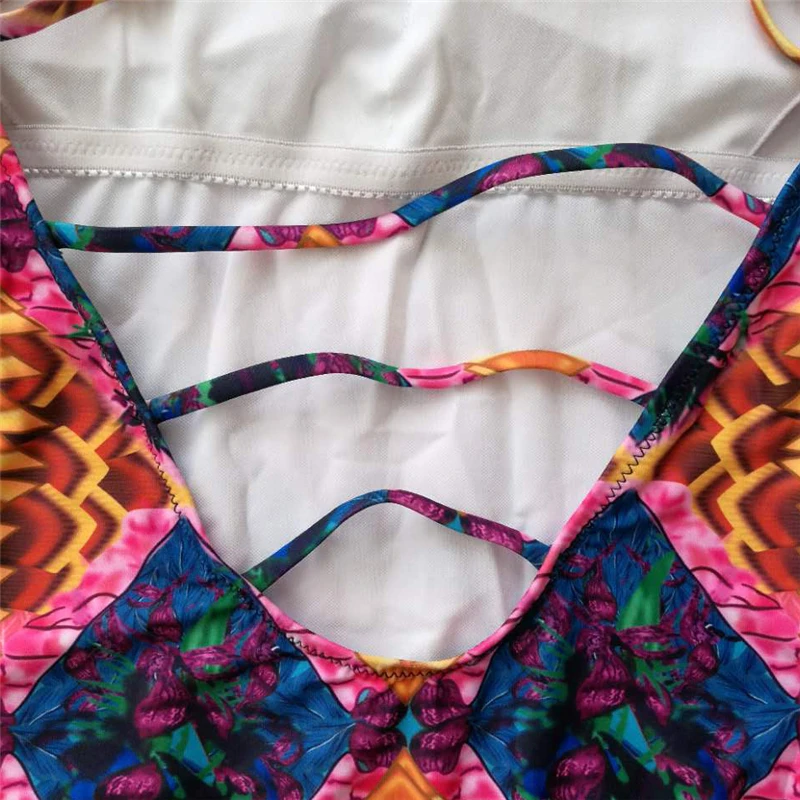 JINYITE Swimsuit Plus Size Sexy Push Up Print Momokini Hot Women's Swimming Suit Bather Beachwear Tracsuit for Women |