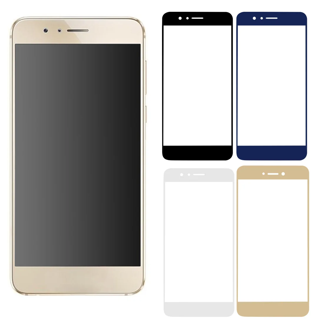 Полноэкранная защитная пленка из закаленного стекла для Huawei Honor 8 Lite Защитное