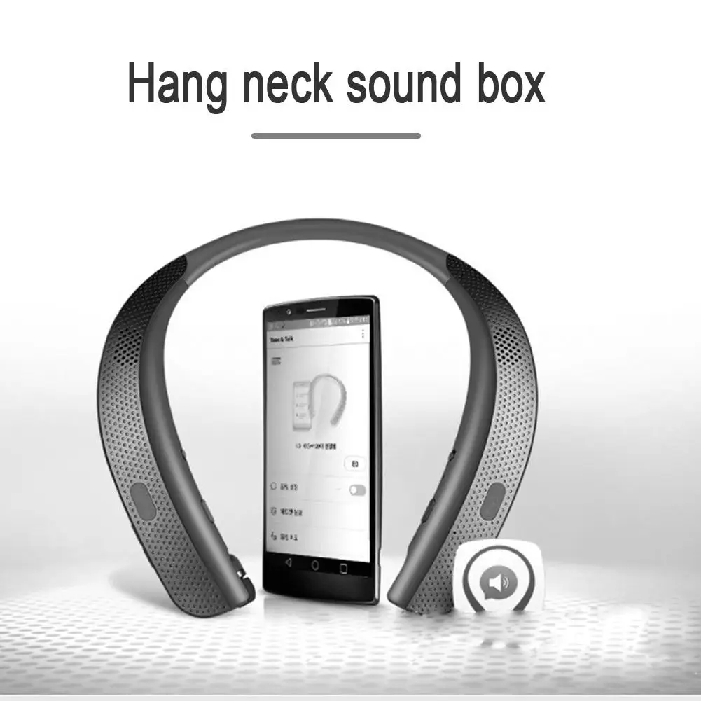Лидер продаж 2019 года! Портативный динамик с Bluetooth на шею высококачественный для