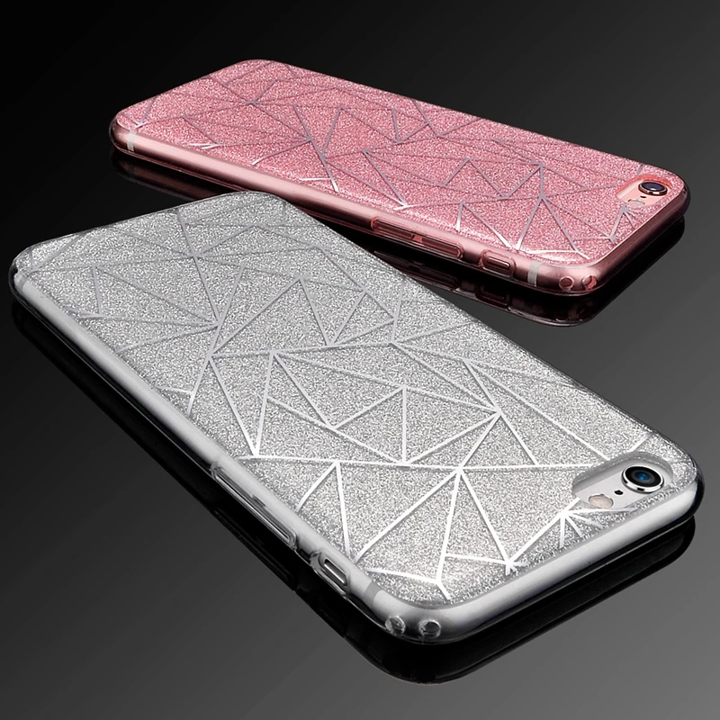 Roybens для чехла iPhone 5S роскошный блестящий песчаник блеск мягкий чехол 5 SE