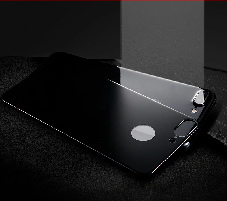 ESVNE 3D Защитная пленка для задней панели, закаленное стекло для iPhone 7 7 Plus, стеклянная задняя пленка, полное покрытие, изогнутые края, твердость 9H