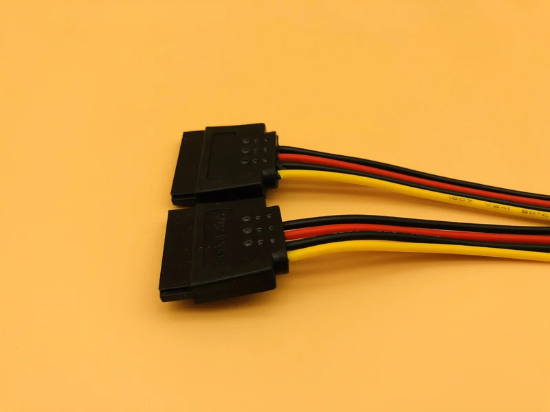 15 контактный разъем SATA папа 2 мама серийный ATA Power HDD сплиттер соединительные