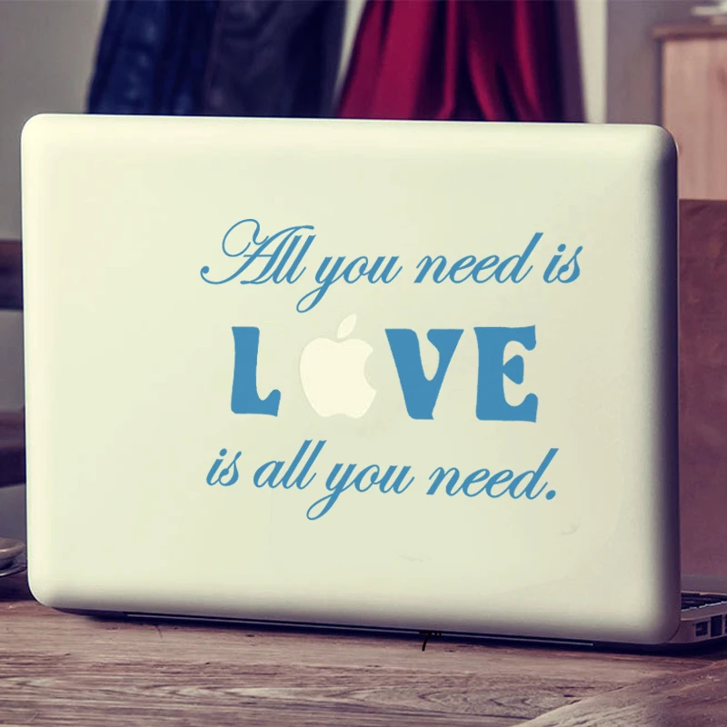 Все что вам нужно это любовь-это все наклейка для Apple iPad MacBook винил съемный этикета