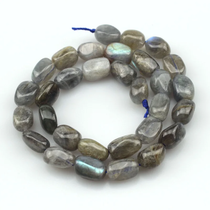 Freeform каменные бусины из Лабрадорита натурального камня сделай сам для