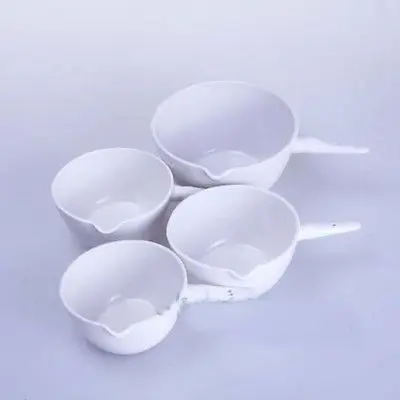 

70ml Ceramic Evaporating dish Round bottom with handle For Chemistry Laboratory
