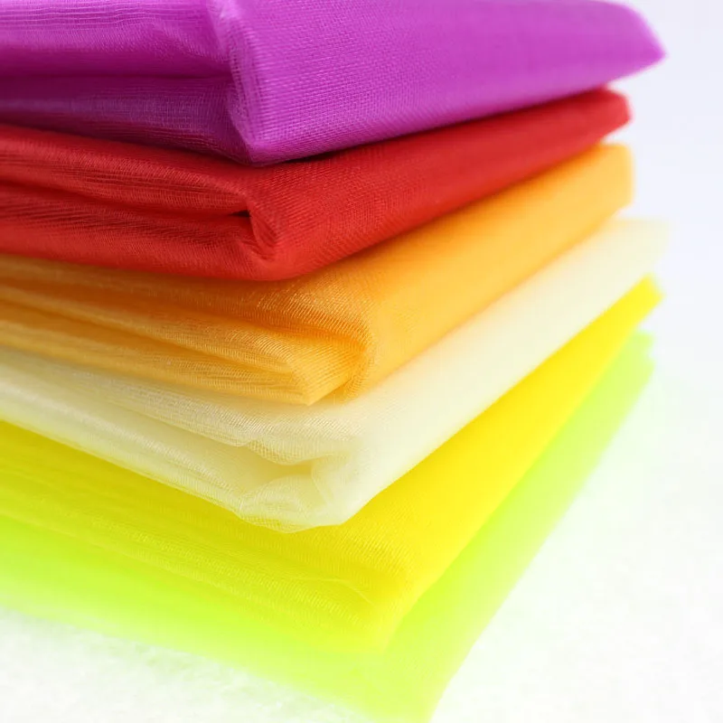 Свадебное украшение 75 см широкое прозрачное зеркало органза ткань тюль рулон