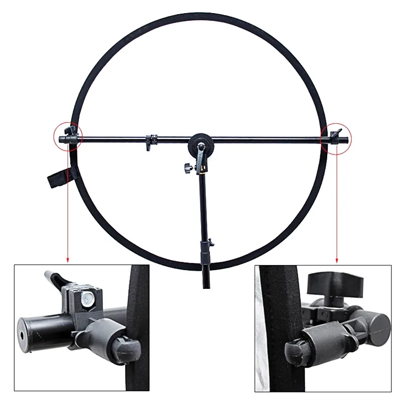PRO Studio Photo Holder Регулируемый Кронштейн Поворотная головка отражатель кронштейн 2"-66"