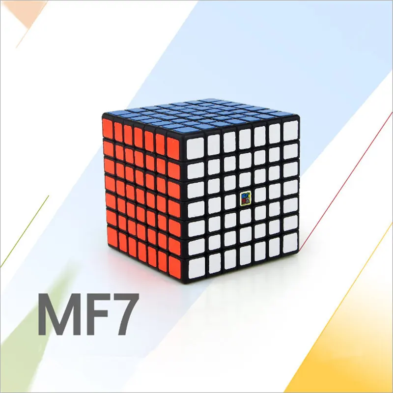 black Moyu 7x7 куб класс MF7 волшебный куб 7 слоев s куб Семь слоев черный куб пазл игрушки для детей Детская Подарочная игрушка - Цвет: black