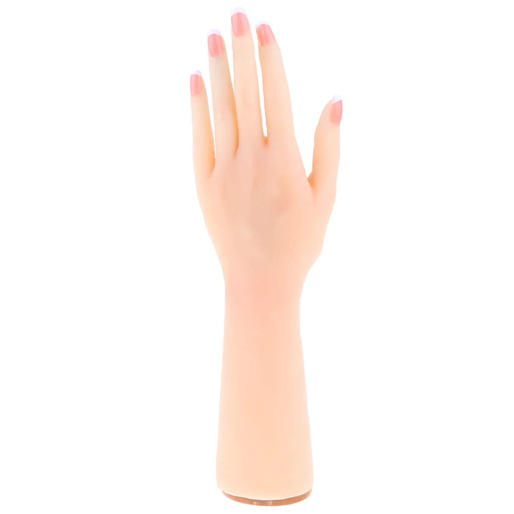 Гибкая 1:1 Женская силиконовая ручная модель w/joines Surgery Beauty Kits Prop Massage Acupuncture Nail Art