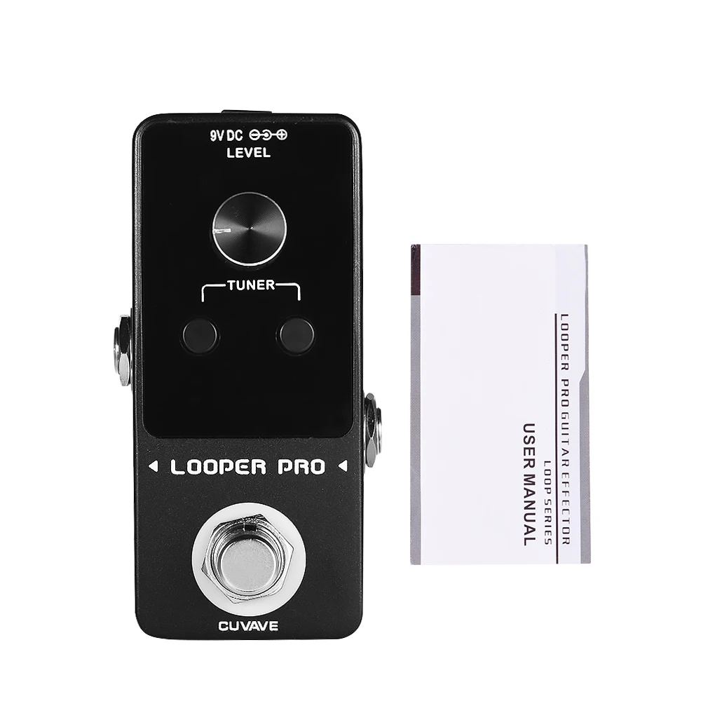 Педаль петля для гитары CUVAVE LOOPER PRO 9 петель всего 40 минут записи неограниченное