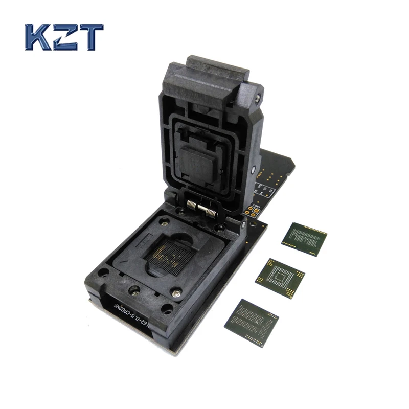 

3 IN 1 eMMC153/169 eMCP162/186 eMCP221 Test Socket Reader BGA153 BGA169 BGA162 BGA186 BGA221 Data Recovery 11.5x13mm 12x16mm