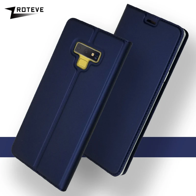 Чехол для Samsung Note 9 откидной Магнитный кожаный чехол Galaxy 8 роскошный бумажник с