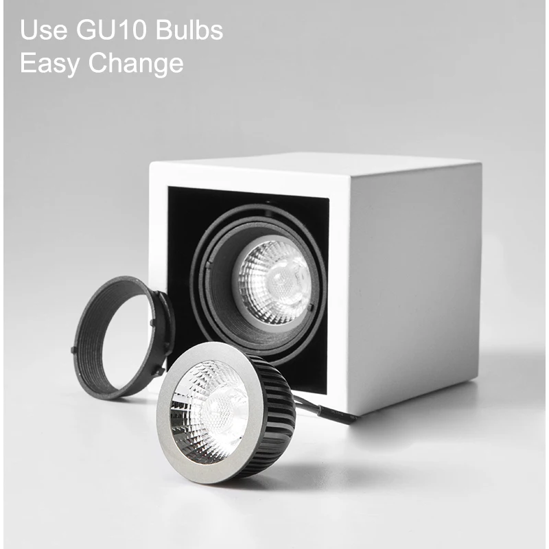 Светодиодный одноточечный потолочный светильник s светодиодный сменный GU10 5 Вт