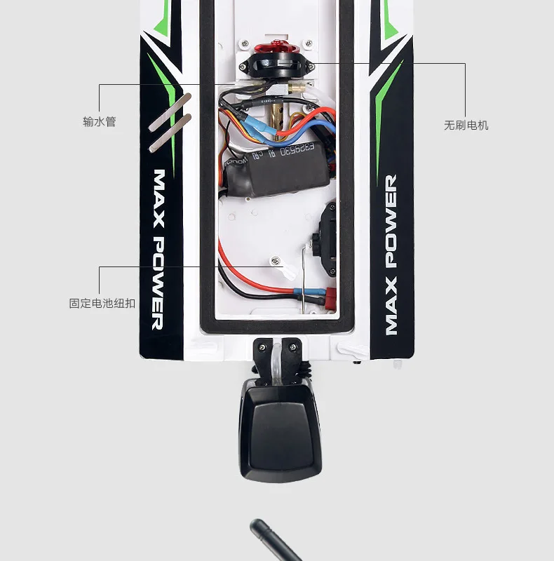 Wltoys WL915 2,4 ГГц пульт дистанционного управления бесщеточная лодка высокая скорость 45 км/ч RC лодка Максимальная мощность Rc игрушки для детей VS FT012 FT009
