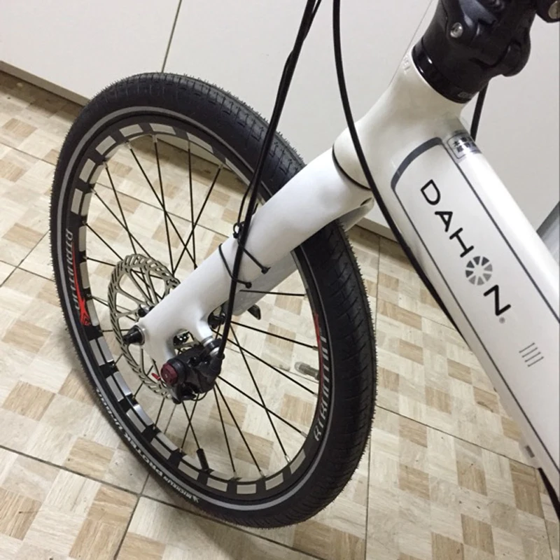 RYCERZ 14/16/20 дюймов велосипед 1 1/8 углеродная вилка BMX складной дисковый тормоз жесткая аксессуары|Велосипедная