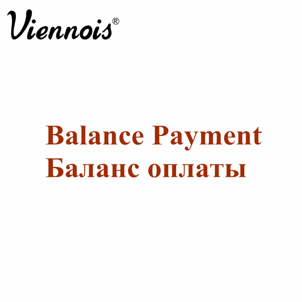 

Viennois Balance Payment for Shipment or Price Difference