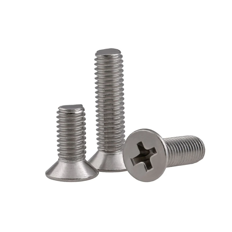 100PCS,6-32 UNC,China Supplier Hot Sale Cross Recessed Countersunk Head Screws