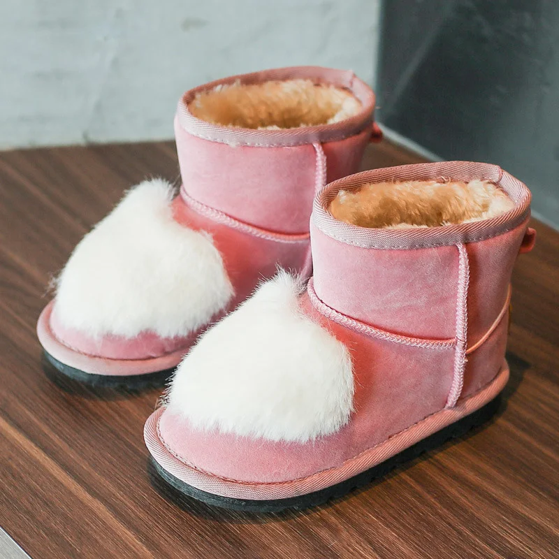 Сапоги &quotПринцесса&quot для девочек Теплые сапожки 2018 милые зимние сапоги Детские