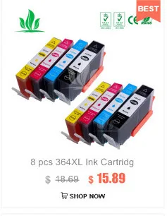 8 шт 364XL картридж совместимый для HP364 364 XL Photosmart Беспроводной B109a B109d B109f B109n плюс B209a B209c B210a принтер