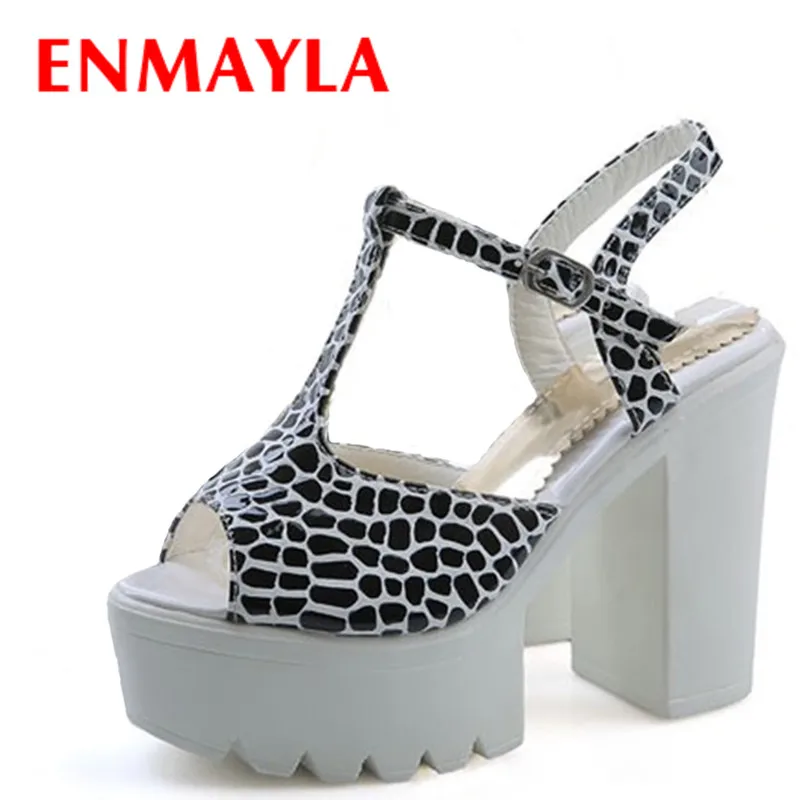 ENMAYLA/женские сандалии с Т образным ремешком модные пикантные летние туфли на