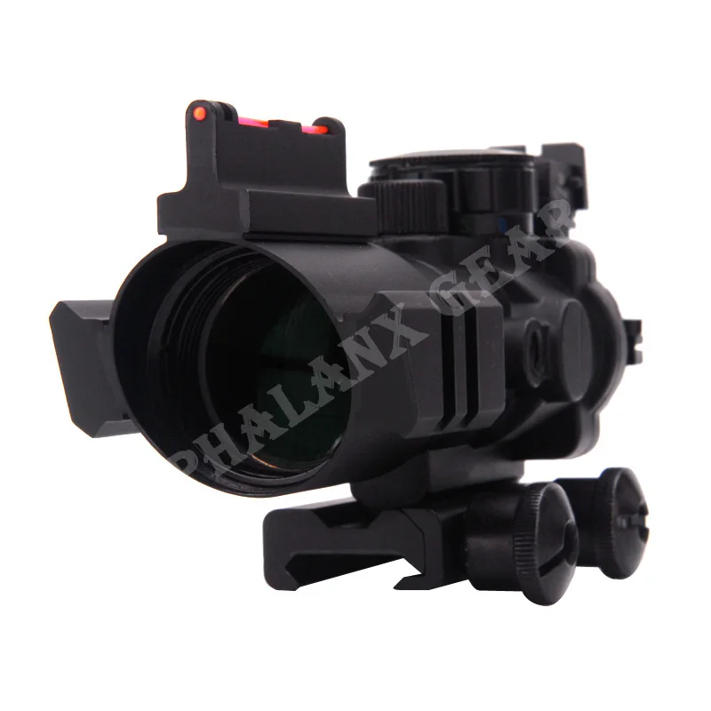 Тактический 4x32 RGB сетка с тремя подсветкой компактный прицел + красные