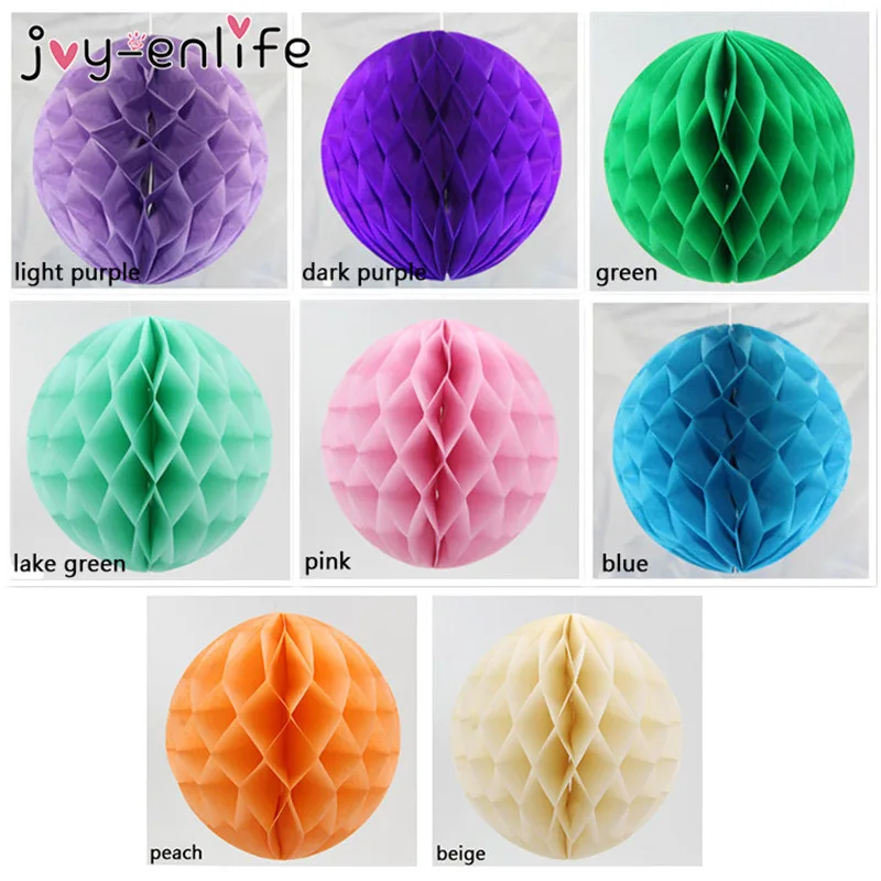1 шт. 20 см китайская бумага фонарь сотовой шар висящий цветок день рождения